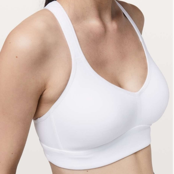 lululemon athletica Other - Lululemon White Speed Up Mesh Bra High Support for C/D Cup
